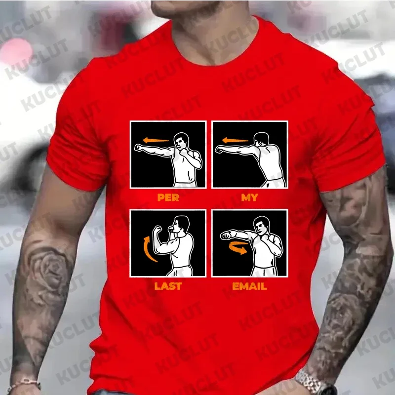 T-shirts for Men Per My Last Email Funny T-Shirt Office Job Sarcastic Jokes Workers Top Friends Family T Shirts Oworker Clothing