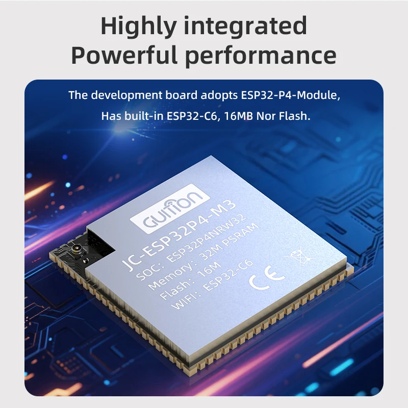 ESP32P4 + ESP32-C6 اللوحة الأساسية ESP32P4 الحد الأدنى لوحة النظام ESP32-P4