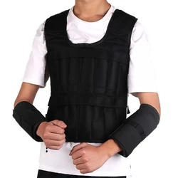 Outdoor 30KG Loading Weighted Vest For Boxing Training Running Sling Workout Fitness Adjustable Waistcoat Jacket Sand Clothing