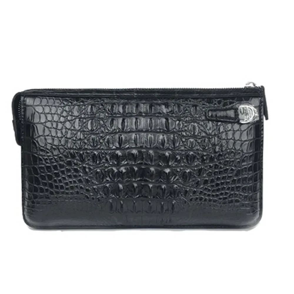 ousidun crocodile  Men clutch  bags  male  business  Hand bag  leisure  fashion  Hand caught men wallet  handbags