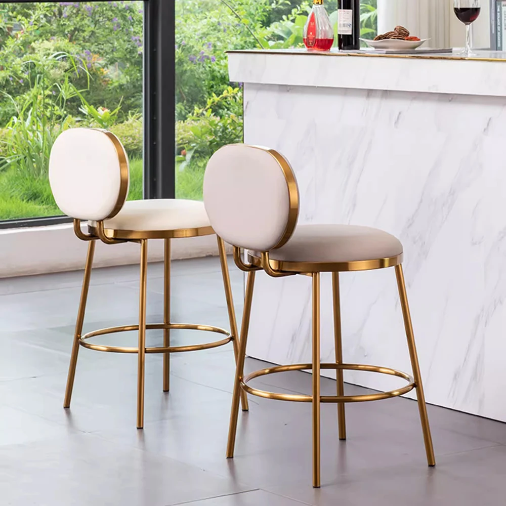 Modern Design Bar Chair Luxury Nordic Trendy Living Room Bar Chair Comfortable Kitchen Taburetes De Bar Modern Furniture