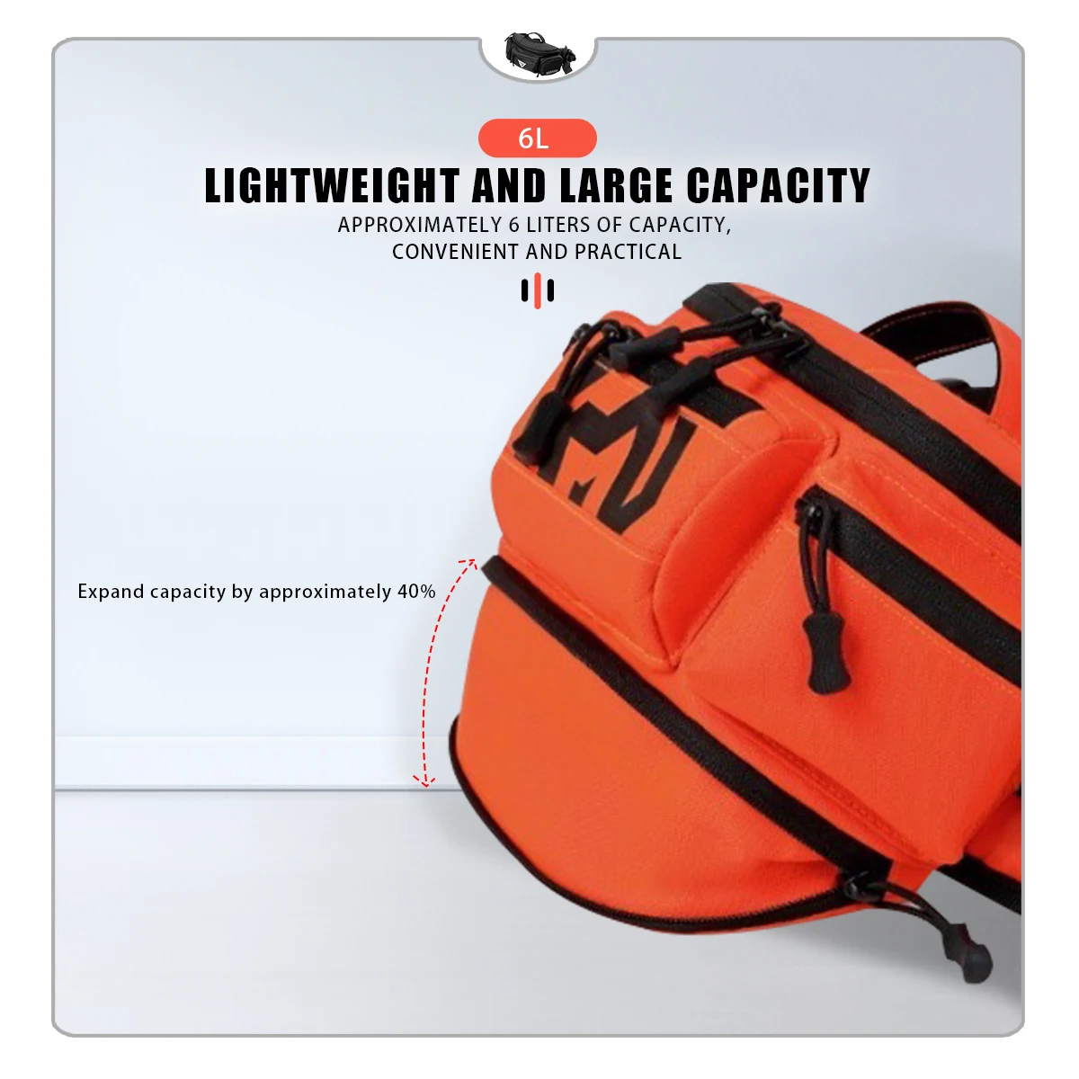 الخصر حزمة المشي لمسافات طويلة في الهواء الطلق الخصر حقيبة تشغيل الرياضة وظيفية حقيبة الدراجات حقيبة بوم أداة متعددة الوظائف الكتف #5