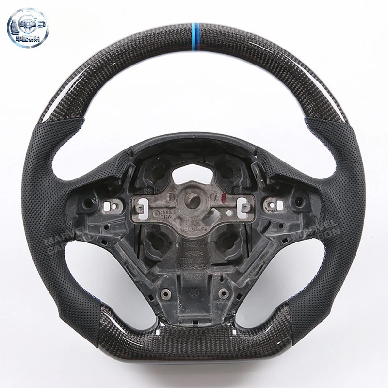 Suitable for BMW F30 performance fiber pattern M racing style high-performance lightweight modification carbon fiber steering wh