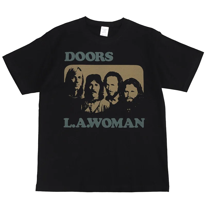 

The Doors Print T-shirt Men Women Cotton Hip Hop Oversized Tshirt Short Sleeve T Shirt Streetwear Tops Tee