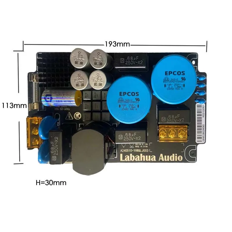 لوح حماية الطاقة 5000 واط 30A لمضخم الصوت من الفئة أ القضاء على ترشيح التيار المستمر لتنقية الطاقة لوحة طاقة الدائرة