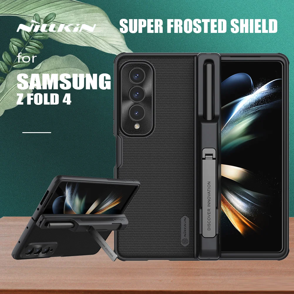 

Nillkin for Samsung Galaxy Z Fold 4 5G W23 Case Super Frosted Shield Fold Case for S-Pen Matte Cover for Samsung Z Fold 4 Case