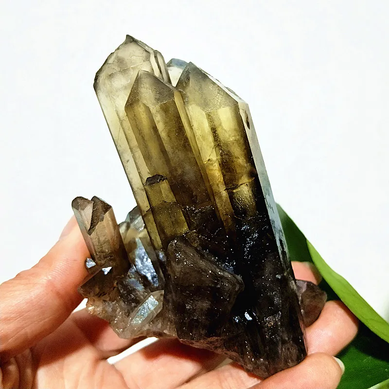 

Natural Smoky Topaz Quartz Crystal Shinning Raw Stone Mineral Specimen Room Decor Rare Crystals Gemstones Powerful Energy Chakra