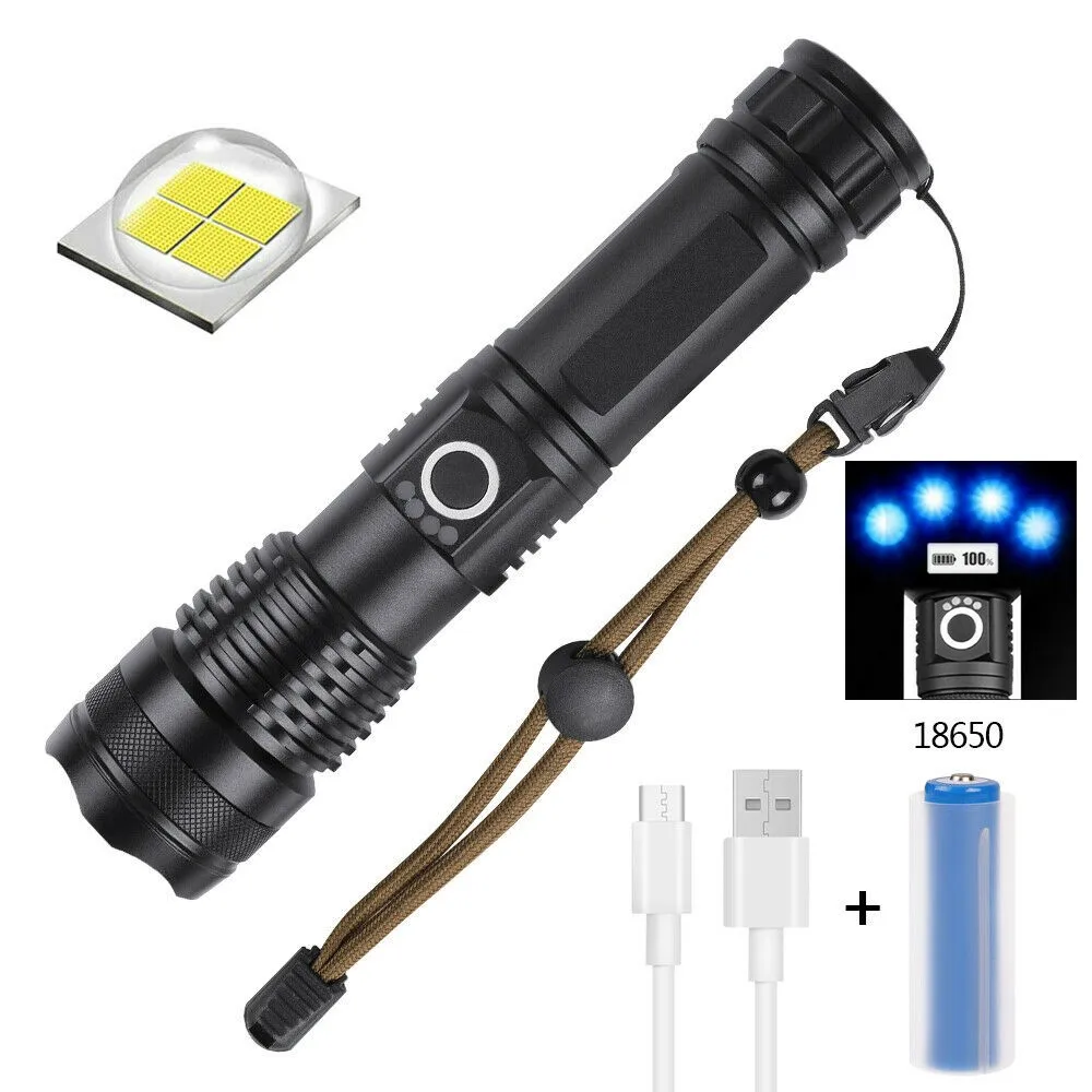 

Перезаряжаемый USB-фонарь с LED-подсветкой, 5 режимов, для кемпинга и походов на природе