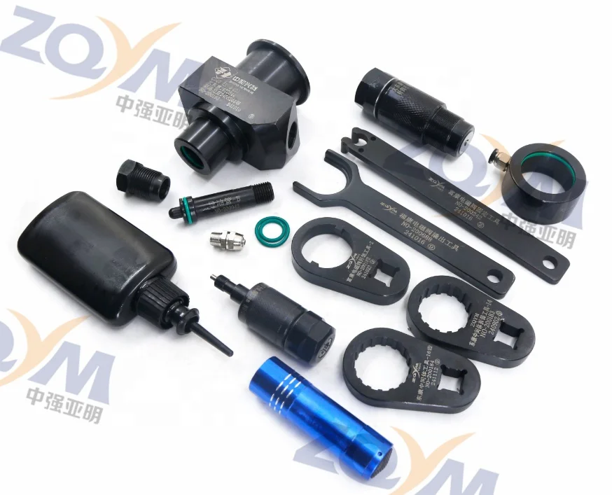 ZQYM โรงงานคอมมอนเรลหัวฉีดถอดและเครื่องมือวัดสําหรับ Cummins Scania XPI