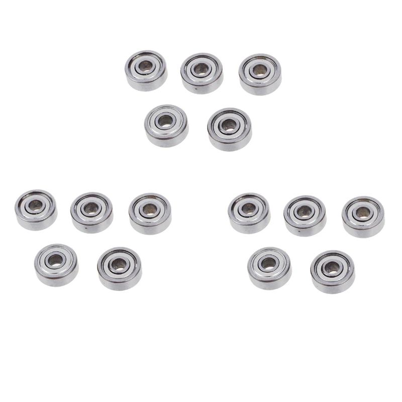 4 X 13 X 5Mm Shielded Micro-Mini Small Wheel Ball Bearings 624Z 15Pcs