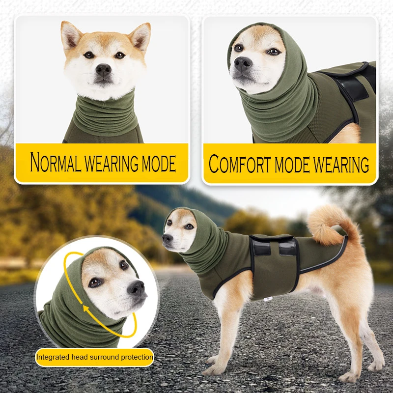 Dog Anxiety Vest Pet Dog Anxiety Jacket Reflective Vest For Small Medium Large Dog Clothes Shirt Pets Accessories XS-3XL