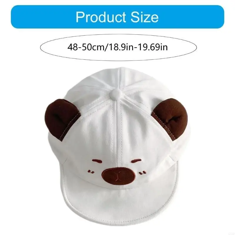 كارتون كابيبارا طفل بطة اللسان قبعة بنين بنات ظلة قبعة القطن الأطفال قبعات البيسبول حافة قصيرة
