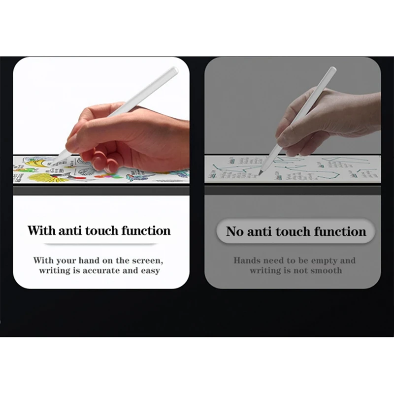 ปากกาสำหรับ8Nd Apple Pencil คาปาซิเตอร์ปากกาแบบสัมผัสสำหรับแท็บเล็ตแอปเปิ้ลปากกาเขียนด้วยลายมือชาร์จแบบแม่เหล็ก