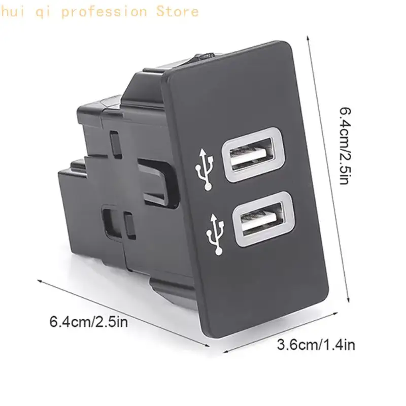 2 USB-Armaturenbrett-Anschlusseinsatz HC3Z-19A387-F für den Ladezugang für Mobiltelefone Auto H8WE – Detail 6