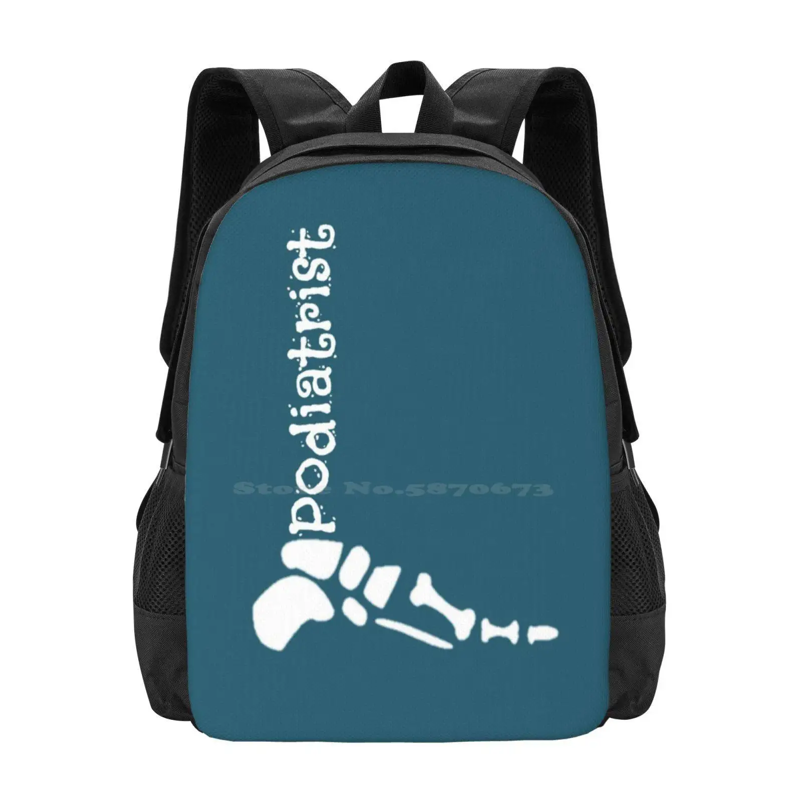 Podiatrist Gift-Cool Foot Doctor-Skeleton Feet School Bags For Teenage Girls Laptop Travel Bags Podiatrist Cool Foot Doctor