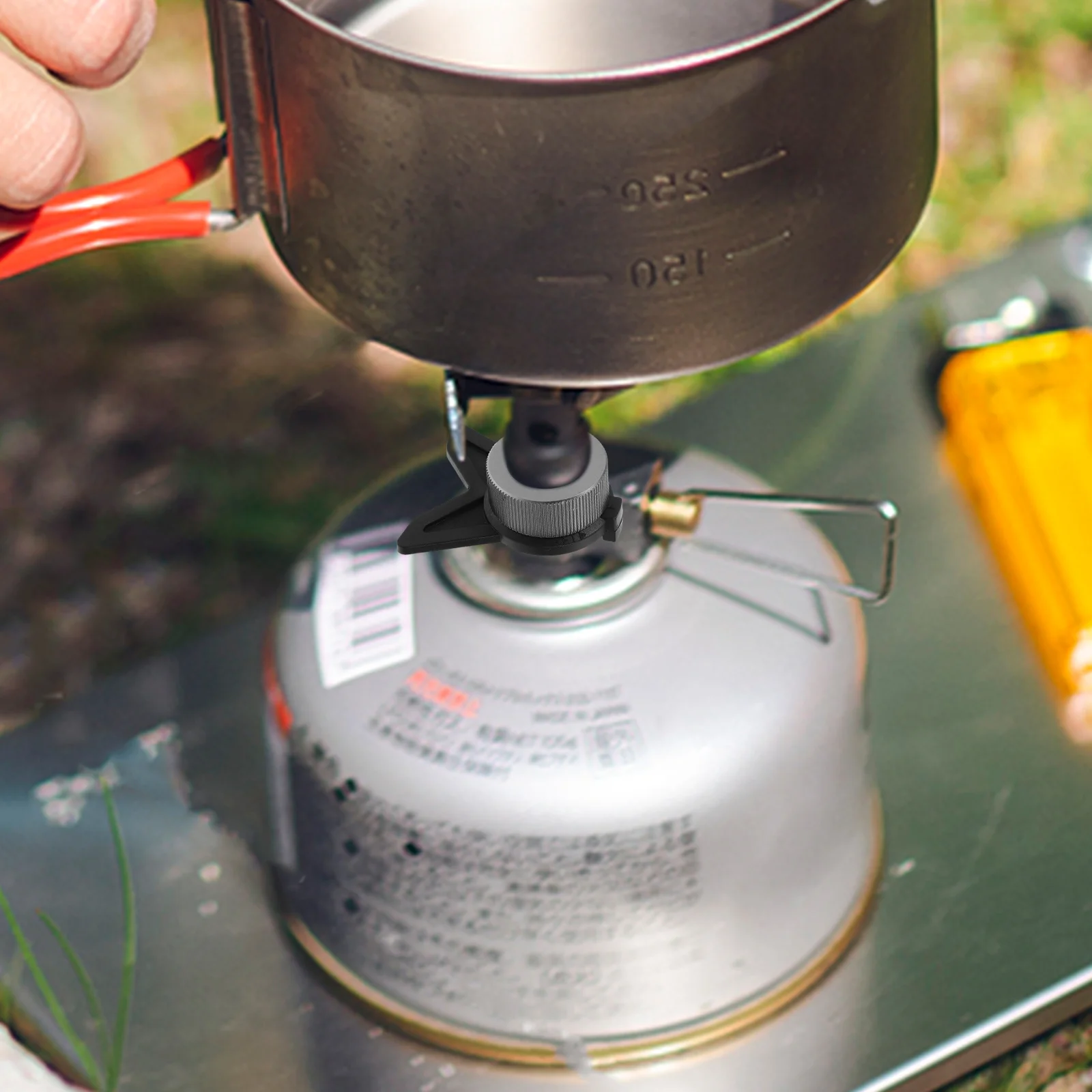 

Gas Canister Adapter Multifunction Small Tank Converter Outdoor Stove Adapter Camping Gas Canister Connector Stand