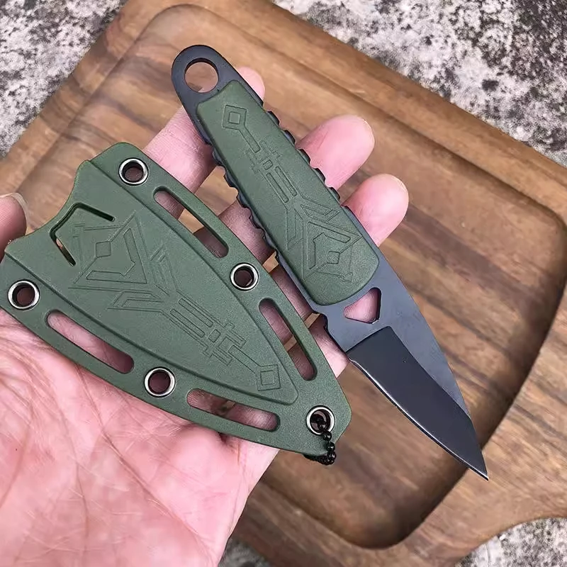 

Mini Small Portable Fixed Blade Knife with Knife Case Stainless Steel Blade Camping Travel Outdoor Tool Holiday Gift