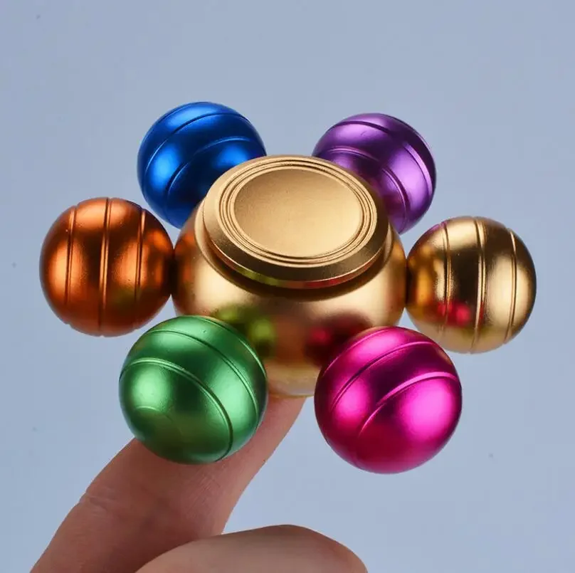 Funny Metal Hand Spinner Fidget Toy Decompression Fingertip Gyroscope EDC Cool Stuff Gadgets  Adults Anti Anxiety Toys