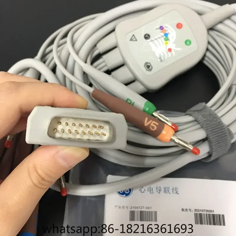 GE electrocardiograph integrated 12-lead American banana head 2104727-001 2029893-001