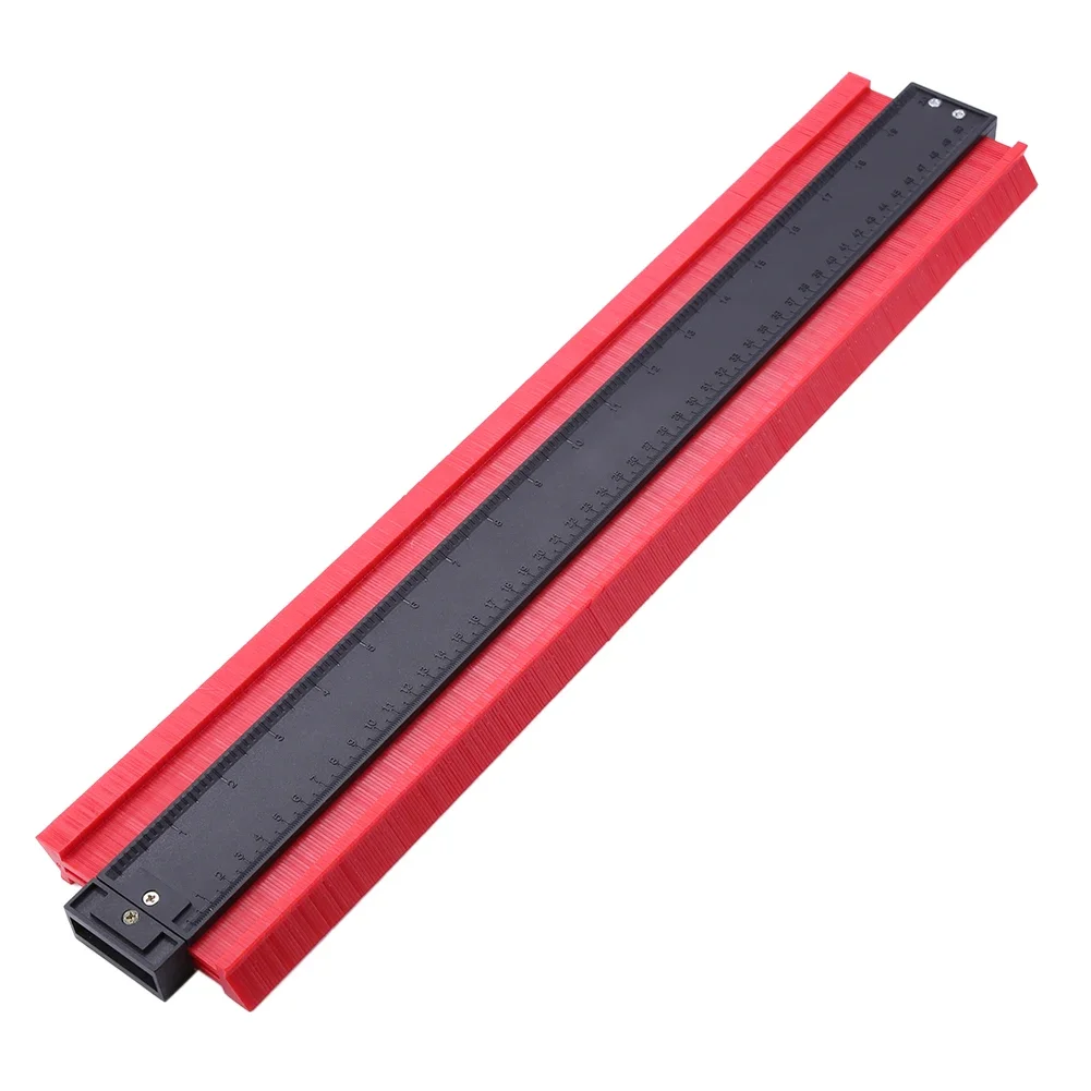 20Inch Contour Gauge Plastic Profile Copy Contour Gauge Standard Pipe Tile Wood Laminate Tool Tiling Laminate Measuring Tool