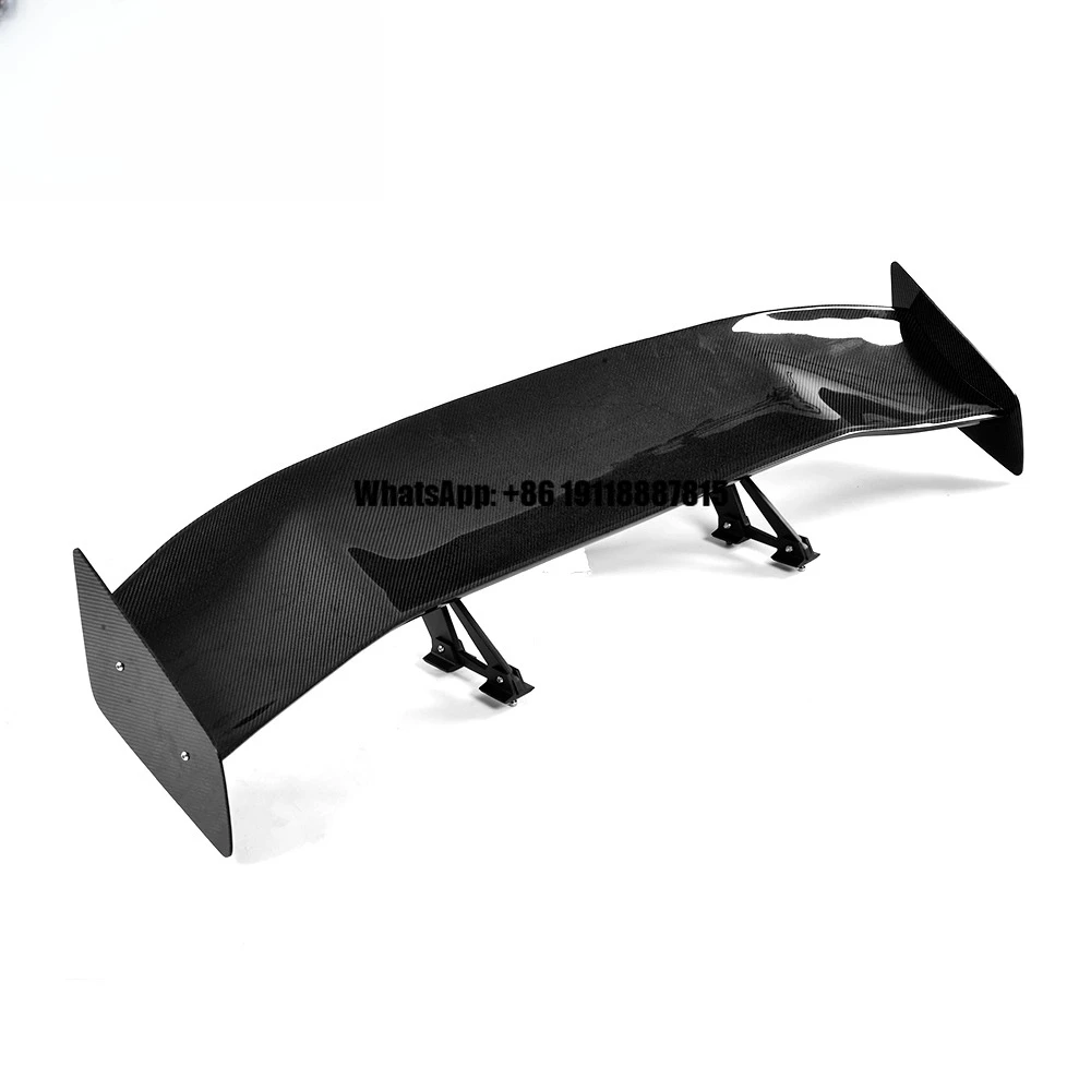 

Universal 57" Inch Carbon Fiber Racing Spoiler for Subaru BRZ for Toyota AE86 for Mitsubishi EVO for Suzuki for NISSAN 370Z