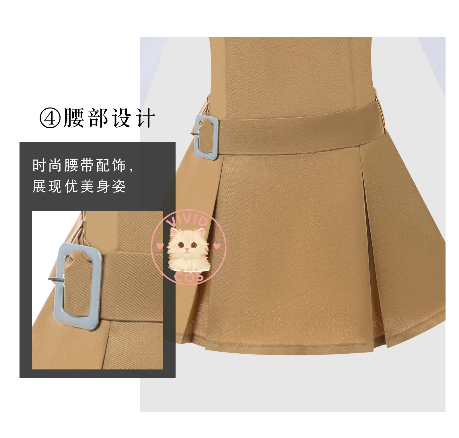 فيلم جديد M3GAN 2.0 أزياء تنكرية للعب الأدوار ميغان ملابس شعبية فستان موحد بني مجموعة شعر مستعار للأطفال والكبار والنساء كوميك كون