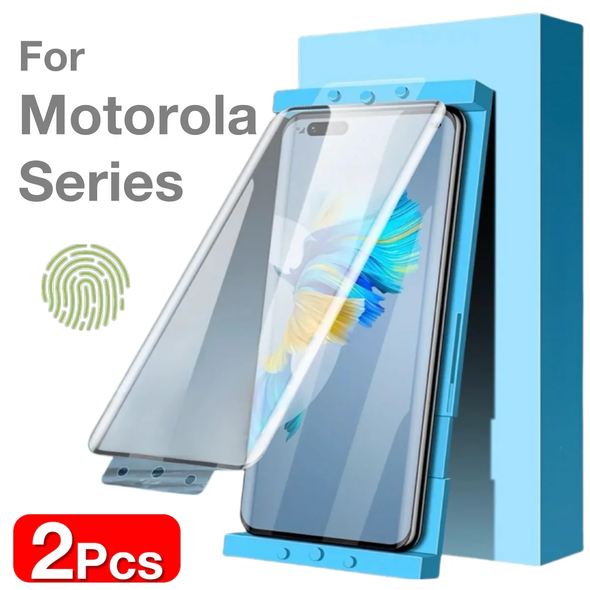 2pcs For Motorola Moto edge X40 40  X30 30 S30 Ultra Pro fusion Screen Protector Protective with Install Kit Not Tempered Glass