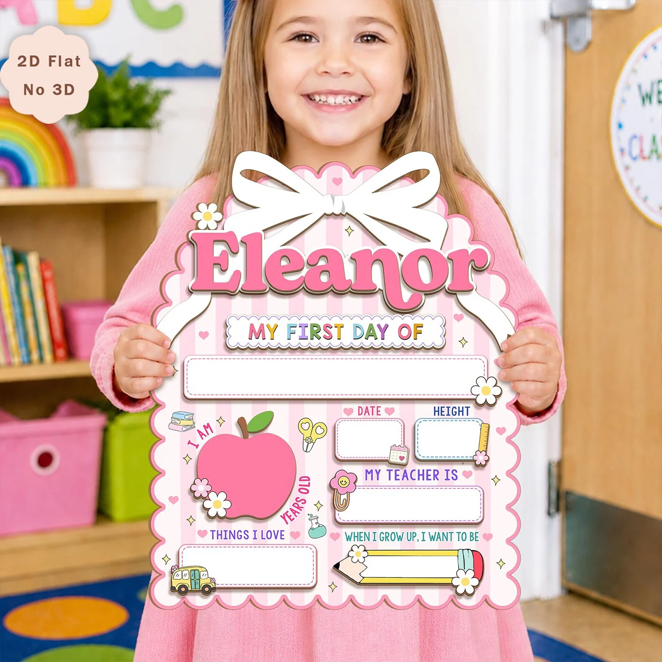 Custom First Day of School Boa - Woodworking Boards review and price