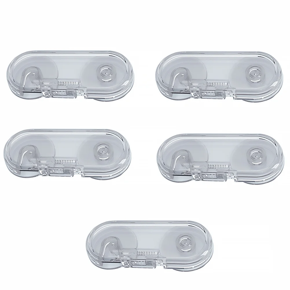 5 pces fechaduras de segurança da gaveta anti-pitada trava da porta do armário para o refrigerador do bebê fechaduras à prova de crianças com alta adesão nenhum dano