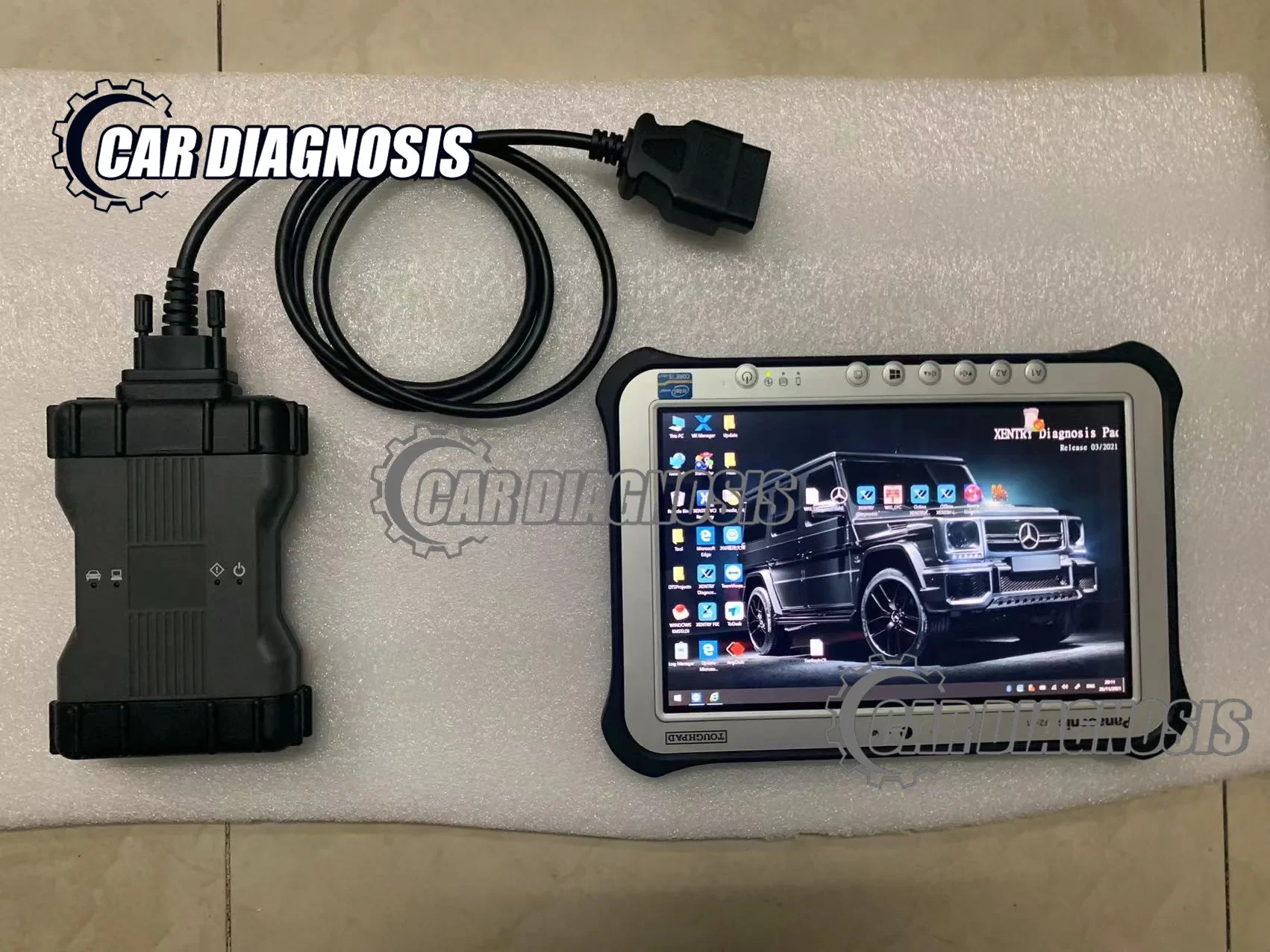 Per BENZ Car Truck Diagnostic Tool MB star C6 Multiplexer wifi DOip PK SD Connect c4/c5/m6 Xentry Epc + FZ G1 tablet