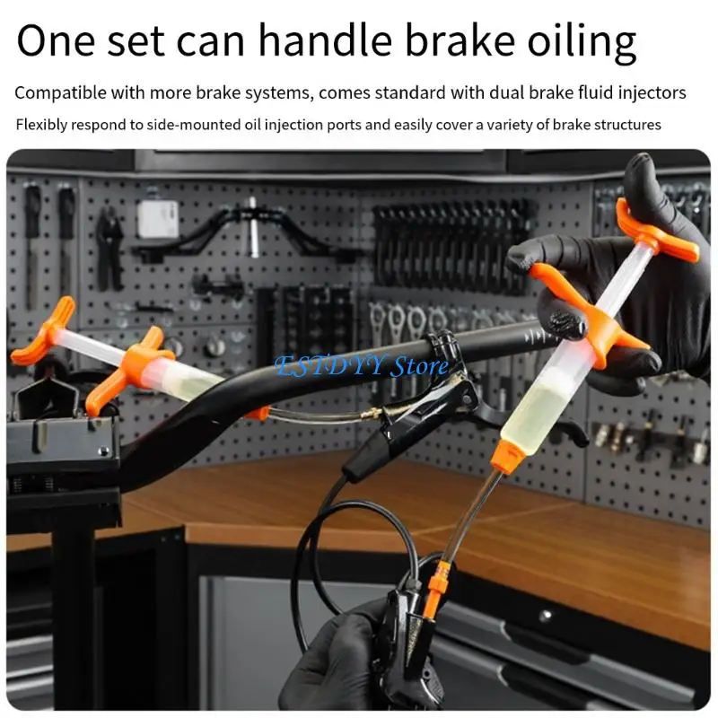 G6DE الفرامل ينزف مجموعة الدراجات الجبلية الصحن الهيدروليكي الفرامل الزيوت المعدنية ينزف مجموعة الدراجات الفرامل أداة إصلاح خدمة