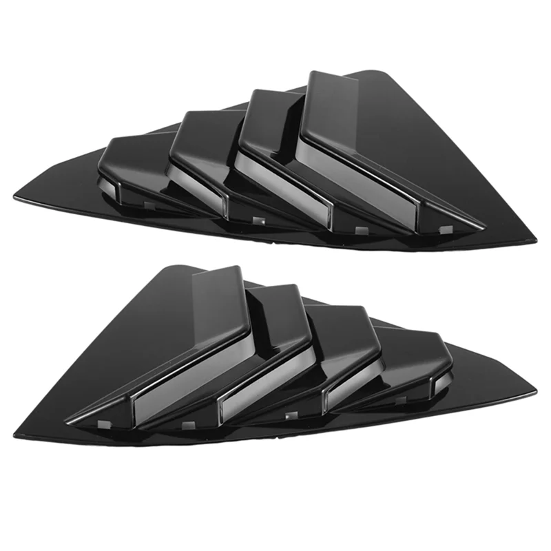 

Car For Toyota Lexus ES 350 300H Side Air Vent Scoop Shutter Deflector Trim Cover- 1 Pair Rear Side Window Louver Cover