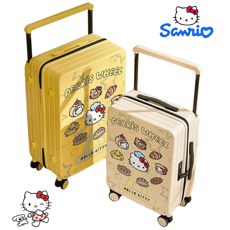 

Sanrio Hello Kitty cartoon cute travel suitcase creative Kawaii home portable silent universal wheel trolley luggage gift