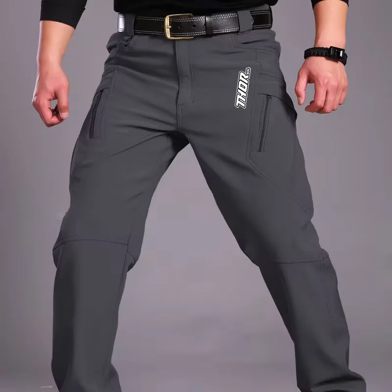 Road Bicycle Shorts Men Cycling Trousers Pantalones Mtb Enduro THORSOL Autumn Outdoor Mountain Bike Pants Tactics Cargo Clothing