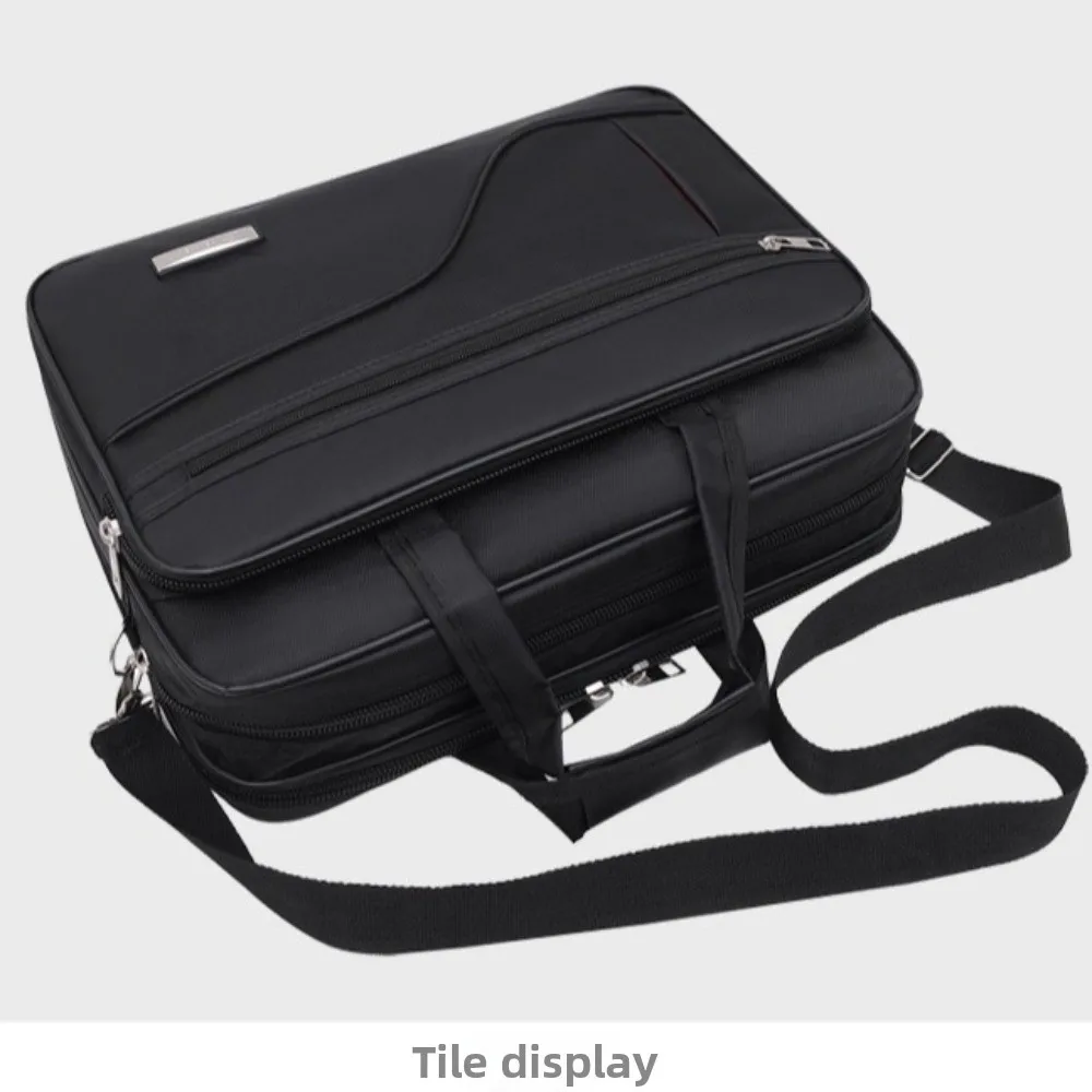 

Cover Oxford Cloth Laptop Bags Shoulder Pouch Stand Accessories Large Capacity Briefcase Oxford Cloth Large Capacity