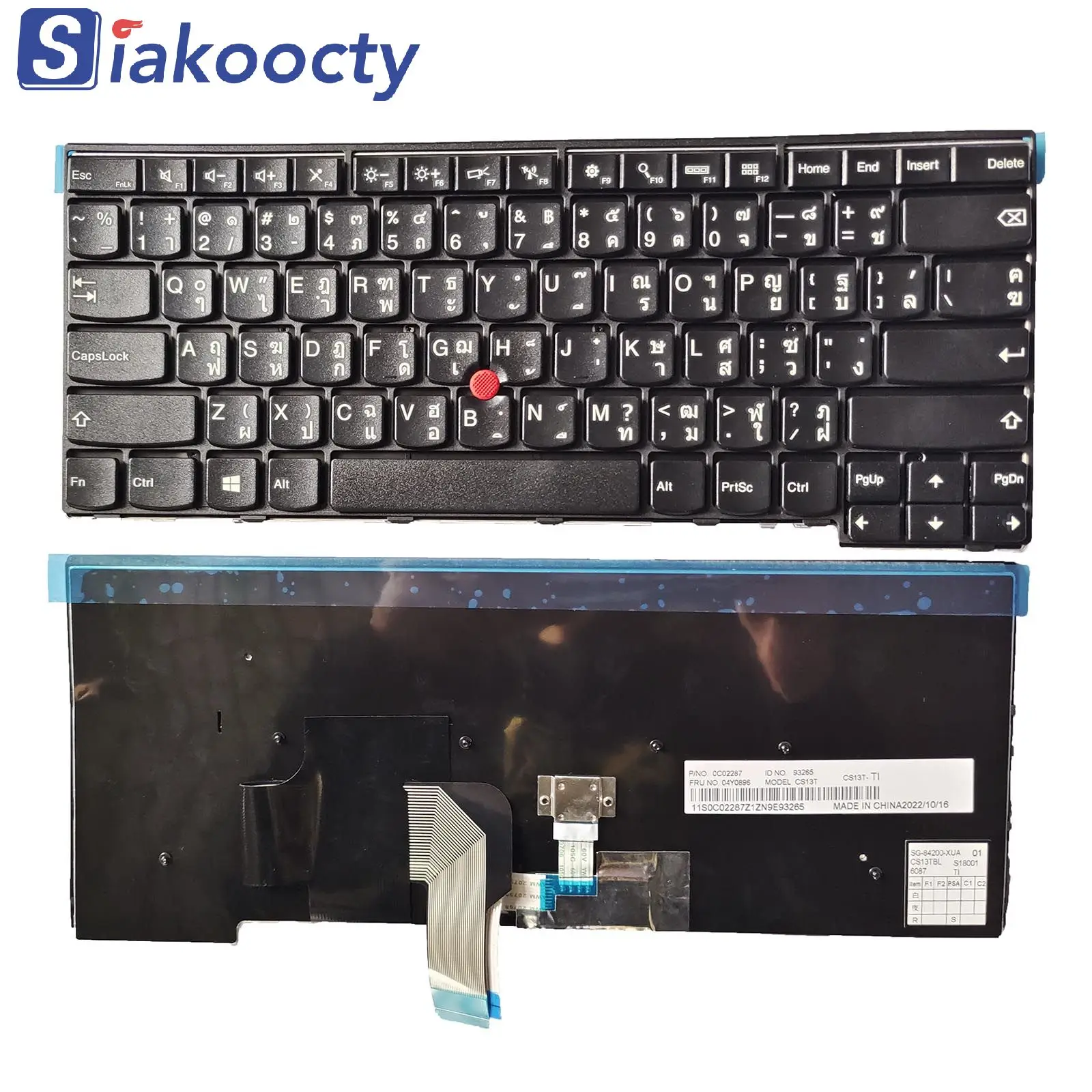 FOR Lenovo IBM Thinkpad T440 T440P T440S T450 T450s T431s E431 with frame Point TI keyboard