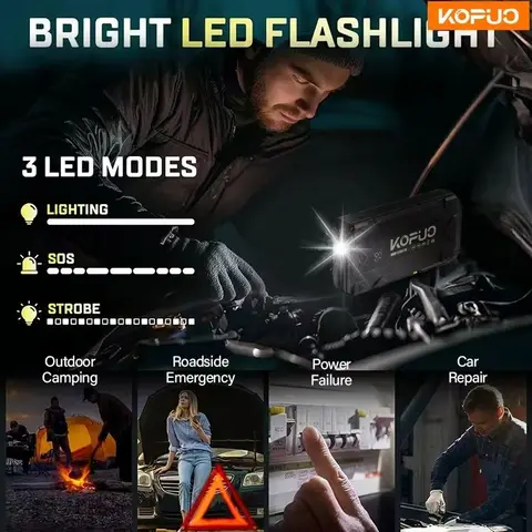 10 best sales जंप स्टार्टर कार बैटरी - №7