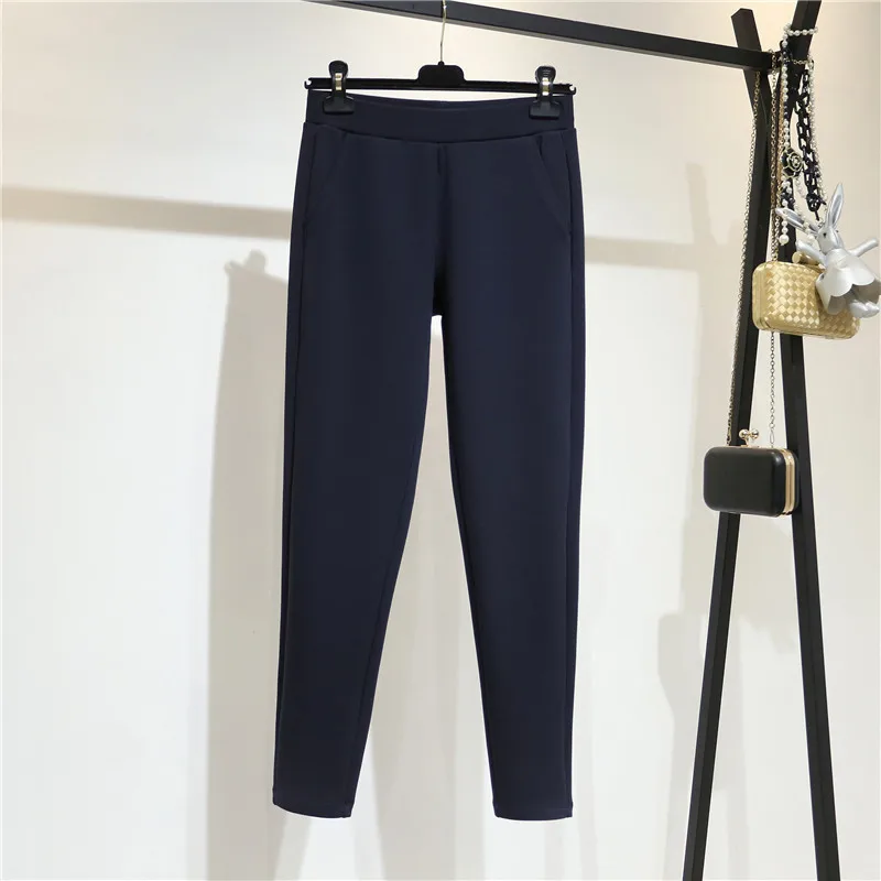 Straight Elastic Waist Trousers for Female, Leisure Trousers, Long Pants, Spring, 2022