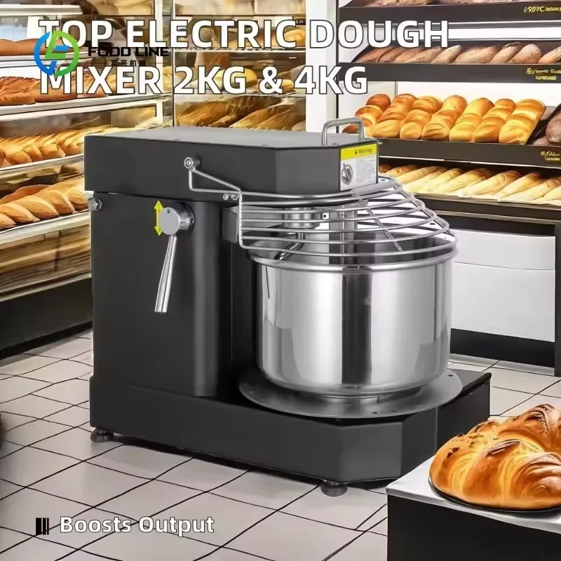 

Industrial Spiral Dough Mixer Stainless Steel Body High Efficiency Dough Kneader for Bakery Canteen