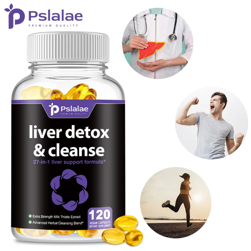 

Cleanse & Liver Detox Supplement - Detox Cleansing Liver Support and Repair Formula Aids Digestion and Elimination of Toxins