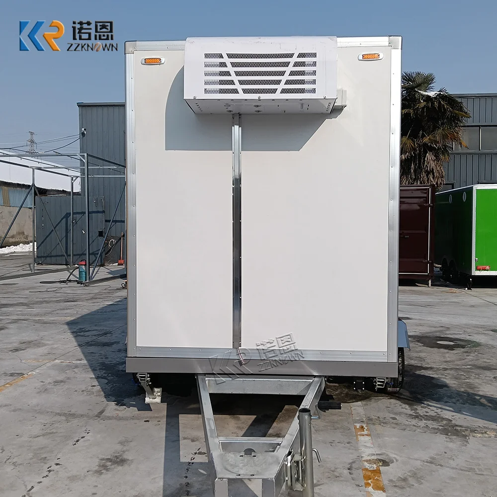 Cold Storage Truck Mobile Reefer Trailer Portable Temperature Controlled Refrigerated Transport Trailer for Cold Chain Logistics