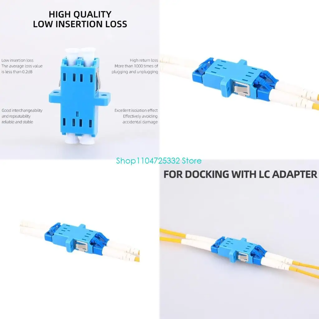 

P5EA Versatile UPC Duplex Fiber Optical Coupler Adapter for Various Net Setups