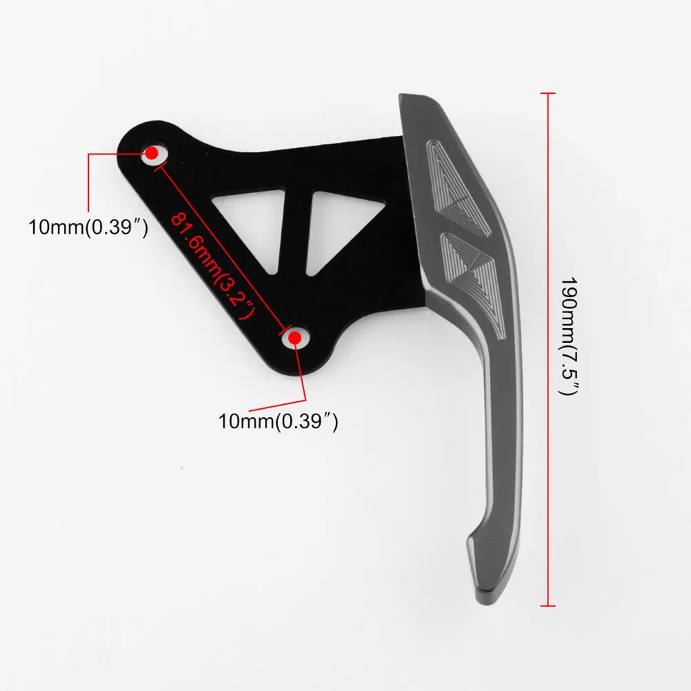 

1Pair Motorcycle Back Seat Handle Rear Seat Modification Rail Bar Precise Mounting Compatible for Grom -172 Aluminum Grab