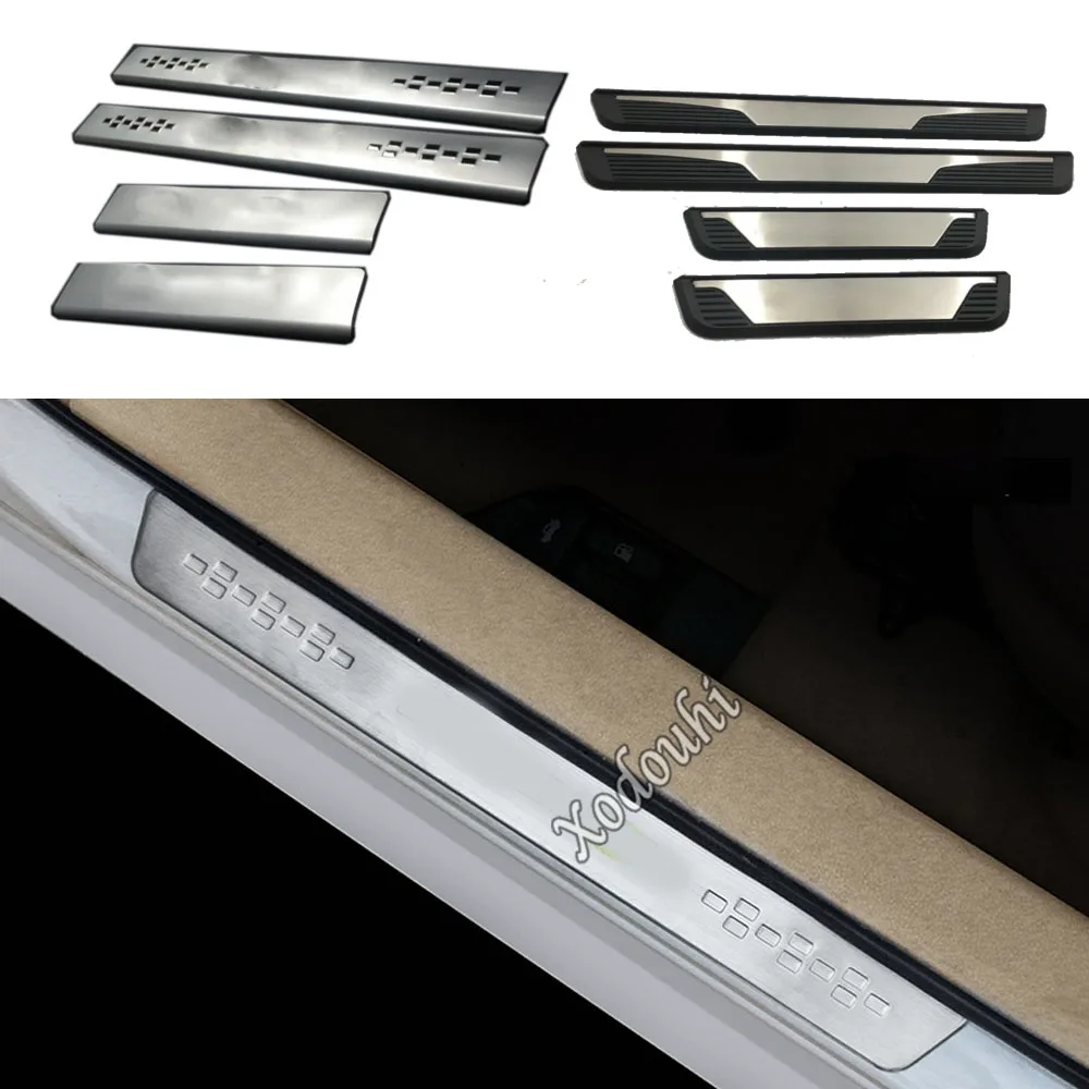 For Toyota Corolla Altis 2014 2015 2016 2017 2018 2019 Car Threshold Strip Stainless Steel Door Scuff Plate External Pedal Frame