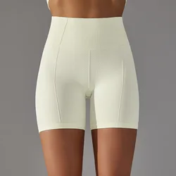 Yoga shorts para mulheres, legging cintura alta, apertado, secagem rápida, esportes, ginásio, treino, ginásio