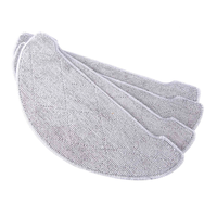 LITE-4PCS Replacement Mop Cloths Cleaning Pads For Ultenic T10 Honiture Q6 Pro Robot Vacuum Cleaner, Microfiber Mopping Pads