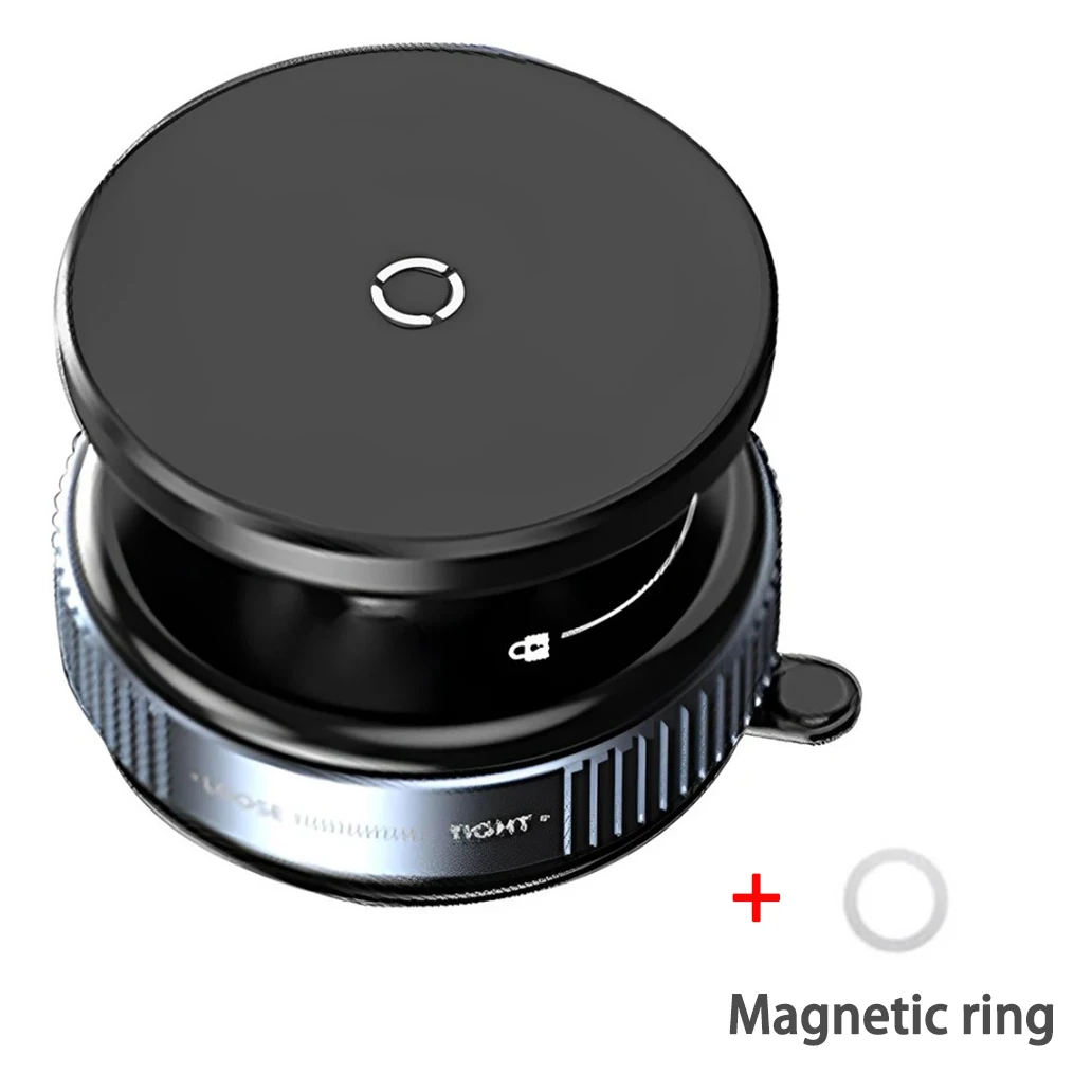 Autotelefoonhouder, Magsafe magnetische vacuüm intelligente autohouder 360 ° Rotatie Magnetische Vacuüm Adsorptie Zuignap Beugel Auto