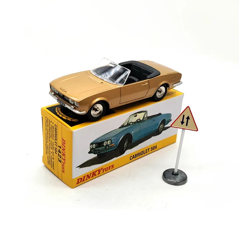 Dinky Toys Diecast 504 Convertible Alloy Classic Car Model Finished Product Simulation Toy Static Model Ornament