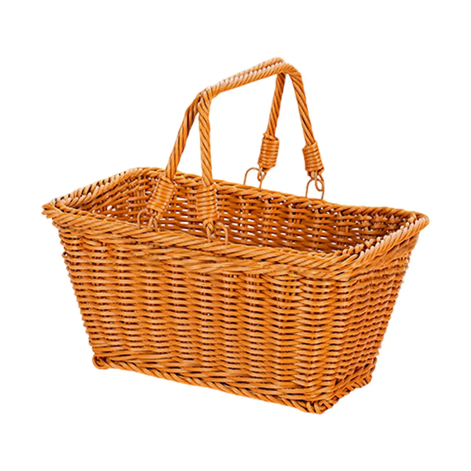 Picnic Basket Portable Storage Serving Basket for Outdoor Camping Wedding
