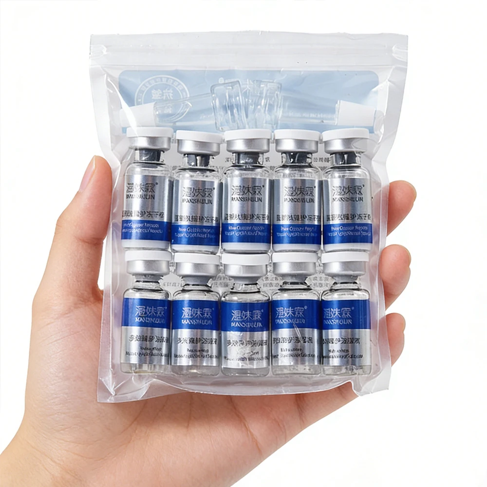 Blue Copper Freeze-Dried GHK-CU Powder Skin Booster Kit Improves Elasticity Fades Supports Moisturizing Barrier SkinCare